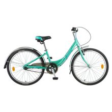 24" NOVATRACK Ancona 2018 (3ск, алюм, жест.вилка, Vbr, Nexus)(24AH3V.ANCONA.10GN8, рама 10", зеленый, 124587)