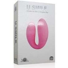 Розовый вибромассажер для пар U Smile (240907)