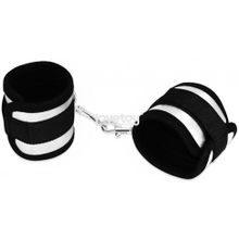 Серебристо-черные наручники Struggle My Handcuff (244470)