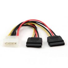 Переходник питания Molex - 2xSATA, 0.30 м, Cablexpert (CC-SATA-PSY-0.3M)