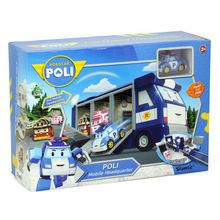 Robocar POLI Робот красный + пульт управления : свет , движется 83377