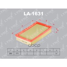 Фильтр Воздушный LYNXauto арт. LA1631