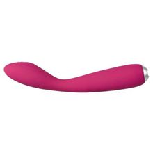 Ярко-розовый G-стимулятор IRIS Clitoral   G-spot Vibrator - 18 см.