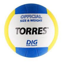 Мяч волейбольный TORRES Dig, размер 5