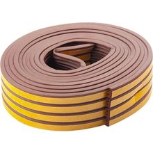 Уплотнитель, 12 м, профиль "D", коричневый Р 93937