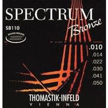 SB110 Spectrum Bronze Комплект струн для акустической гитары, сталь бронза, 010-050, Thomastik