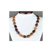 Бусики-Колечки Бусы Сардоникс "Кэтти" арт.НСН-11(15-20)-48-1