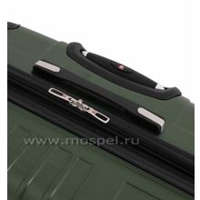 Wenger Зеленый пластковый чемодан среднего размера Ridge
