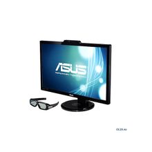 Монитор 27" TFT ASUS AS VG278H, 3D, 1920x1080, 2ms, 300cd m2, 3W x 2, HDMI , D-Sub, Dual-link, DVI-D, HAS p n: 90LME6101T010NCE-