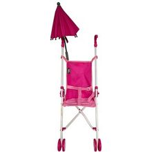 VIP Toys 6100U Кукольная коляска с зонтиком -  цвет фуксия