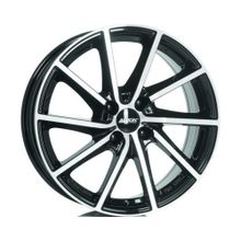 Колесные диски Alutec Singa 6,5R16 5*114,3 ET38 d67,1 Diamond Black Front Polished [SIN65638MO13-1]