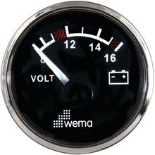 Wema Вольтметр 12 В Wema IPVR-BB-8-16 8 - 16 В 52 мм