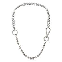 Колье-цепь под серебро (арт. 81081-7)