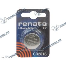 Батарейка Renata 3.0В CR2016 (1шт. уп.) (ret) [133391]