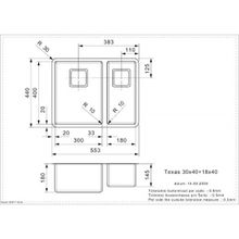 Мойка Reginox Texas 30x40+18x40 LUX 3,5