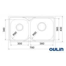 Мойка Oulin OL-H9819