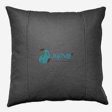 MyPuff Декоративная подушка, из экокожи, цв. Черный: pil_283