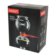 Кофеварка вакуумная прозрачная Bodum Pebo 1л