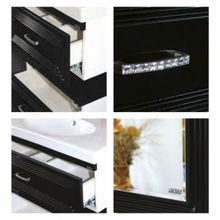 Misty Зеркало для ванной Европа 90 черное