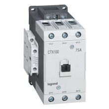 Контактор CTX³ 100 3P 75A (AC-3) 2но2нз ~110В | код 416194 | Legrand