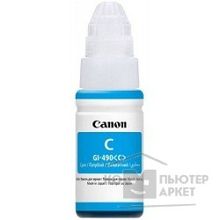 Canon 0664C001 Чернила  GI-490 C cyan , 70 мл