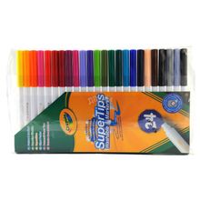 Crayola Набор тонких фломастеров в мягкой упаковке (24 штуки), артикул 7551 (унисекс)