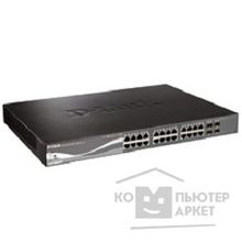 D-Link DGS-1510-28P A1A PROJ Управляемый стекируемый коммутатор SmartPro с 24 портами 10 100 1000Base-T с поддержкой PoE, 2 портами 1000Base-X SFP и 2 портами 10GBase-X SFP+