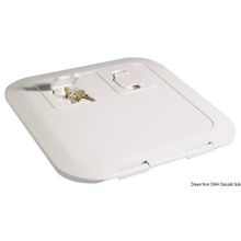 Osculati Black flush inspection hatch 520 x 465 mm, 20.294.50