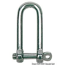 Osculati Long shackle AISI 316 8 mm, 08.323.08