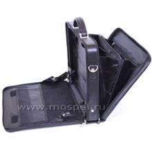 Rockfeld Черный кожаный кейс 04-019801