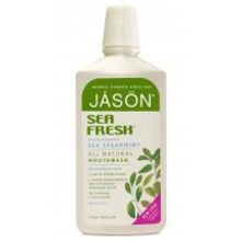 Jason Natural Sea Fresh® Strengthening Sea Spearmint  Mouthwash   Морской ополаскиватель для полости рта с мятой Jason (Джейсон)