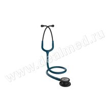 Littmann Classic III, трубка цвета морской волны, 69 см,  черная акустическая головка, черные ушные наконечники, 3M, США