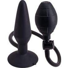 Seven Creations Анальная пробка с функцией расширения Inflatable Butt Plug Medium - 14,2 см.