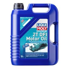 Liqui Moly Полусинтетическое моторное масло для водной техники Liqui Moly 25063 Marine 2T DFI Motor Oil 5 л для 2-х тактных двигателей