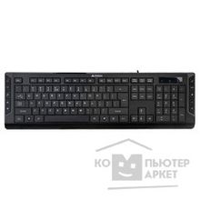 A-4Tech Keyboard A4Tech KD-600 USB, 114 клавиш, мультимедиа, X-Slim 641779