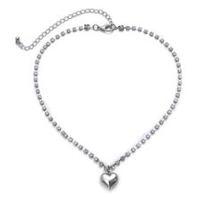 Колье-цепь "Сердечко" (арт. 81022-2)