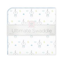 SwaddleDesigns Space Friend голубая