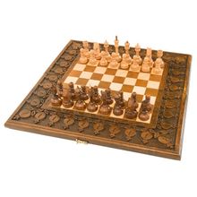 Шахматы + нарды резные с гранатами 50, Haleyan (kh123)