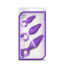 Набор из 3 анальных втулок CANDY RIMMER KIT PURPLE Фиолетовый