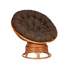 ПМ: Tetchair Кресло-качалка "PAPASAN" w 23 01 B   без подушки   + Матрац для кресла "Папасан"