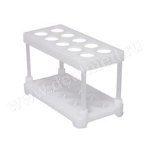 Штатив П э ШЛПП-10, на 10 гнезд диаметром 18 мм (Арт. 12005001), Китай