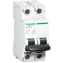 Выключатель автоматический двухполюсный C60H-DC 13А C 10кА | код. A9N61529 | Schneider Electric