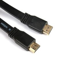 Кабель HDMI 19M-19M V2.0, 3.0 м, 3D+4К, плоский, позол. разъемы, Jet.A JA-HD10