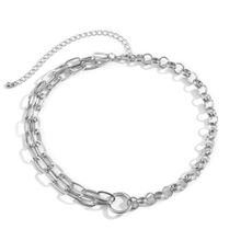 Колье-цепь под серебро (арт. 83391-2)