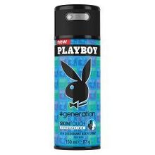 Дезодорант-спрей Playboy Generation Male Skintouch, 150 мл