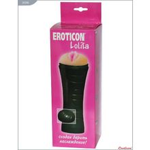 Eroticon Мастурбатор-вагина Lolita в тубе (телесный с черным)