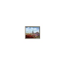 Картина на холсте маслом "Клод Моне. Поле тюльпанов и мельница"