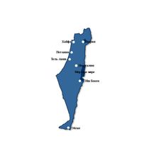 Израиль GPS-карта для навигаторов GARMIN