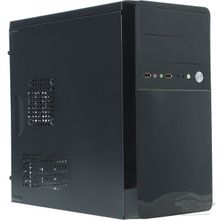 EXEGATE EX268706RUS Корпус Minitower  BA-110 Black, mATX, <AA400, 80mm>, 2 USB, Audio