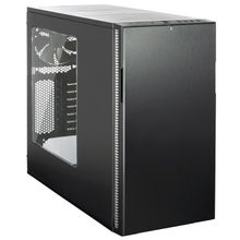 Корпус fractal design define r5 blackout edition window черный без БП atx 8x120mm 8x140mm 2xusb2.0 2xusb3.0 audio front door bott psu (fd-ca-def-r5-bko-w) fractal design